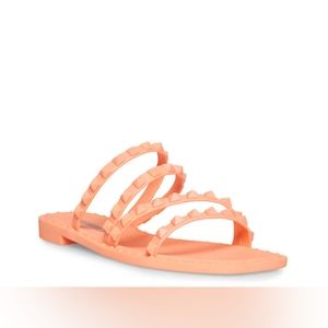 Orange Pinkish Sandal Slides